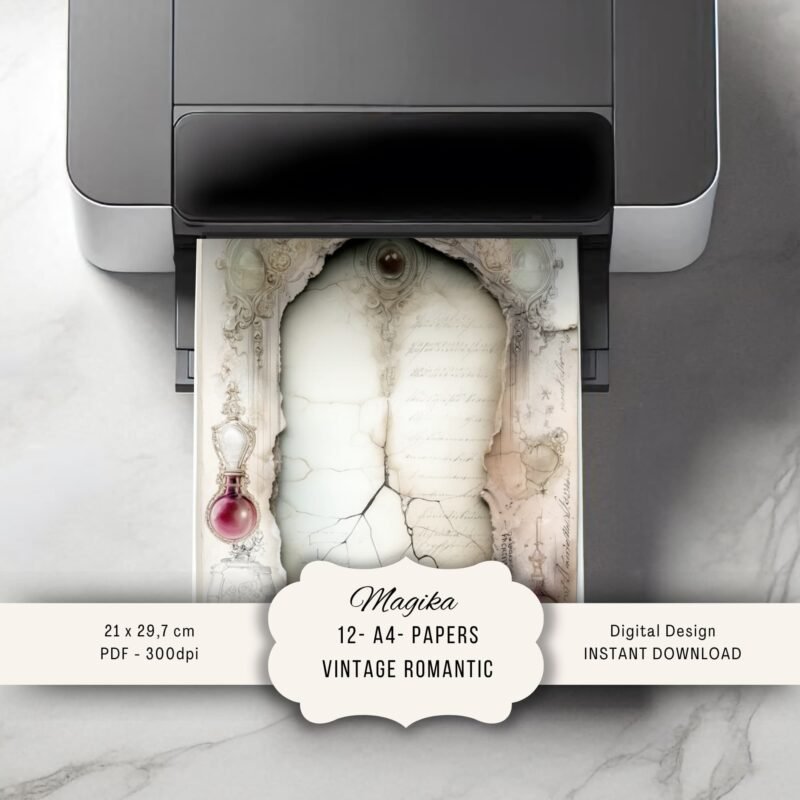 Vintage Romantic Papers & Tags